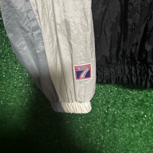 Vintage Black and Gray Windbreaker Jacket florida marlins inaugural season - Picture 3 of 5